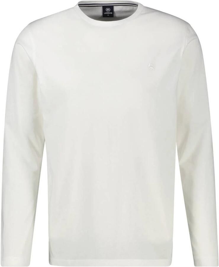 LERROS regular fit longsleeve broken white