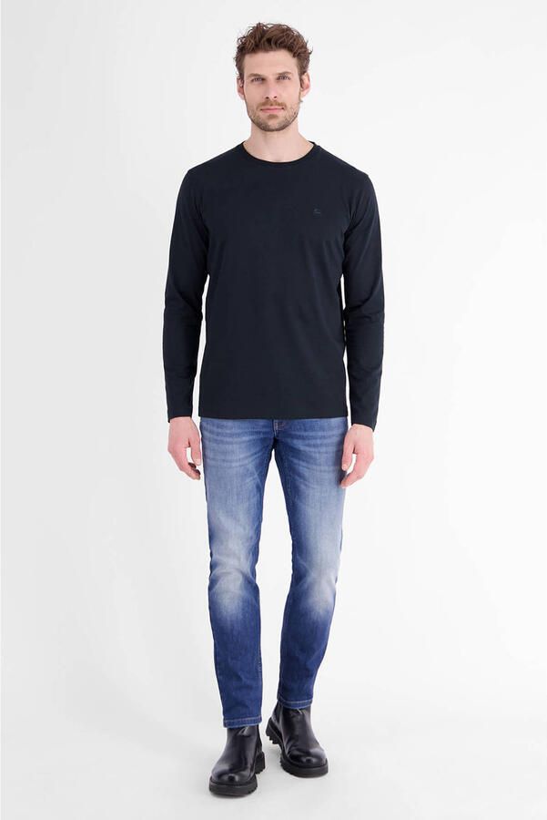 LERROS regular fit longsleeve donkerblauw - Foto 2