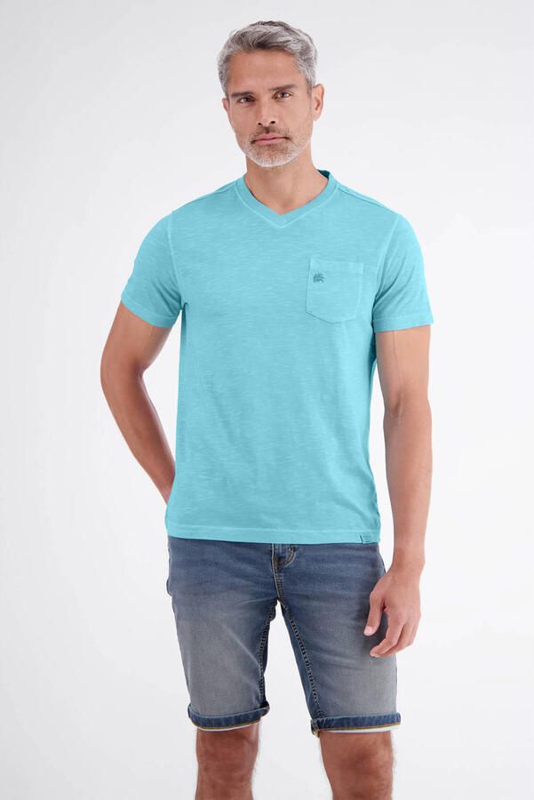 Lerros regular fit T-shirt met V-hals