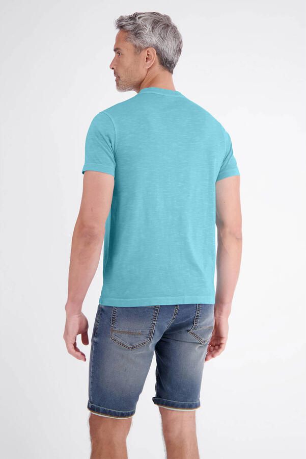 Lerros regular fit T-shirt met V-hals - Foto 2