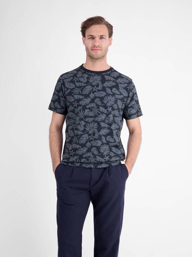 LERROS regular fit T-shirt donkerblauw