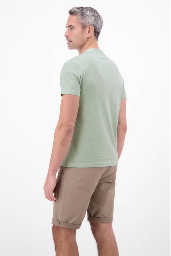Lerros regular fit T-shirt met V-hals - Foto 2
