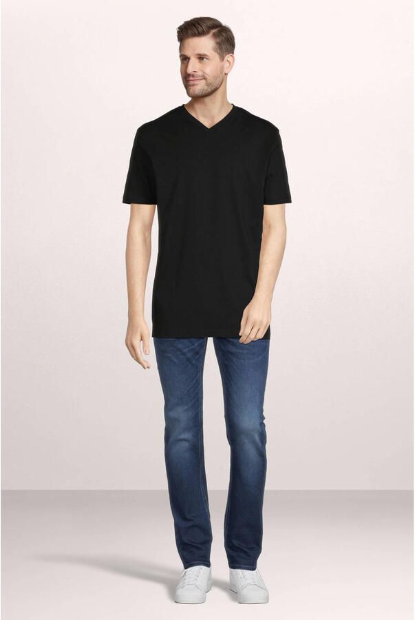 Lerros T-shirt dubbelpack T-shirt V-hals in premium katoenkwaliteit - Foto 3