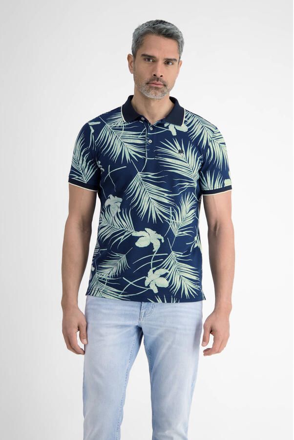 Lerros Poloshirt modieus poloshirt zomers gedessineerd - Foto 3