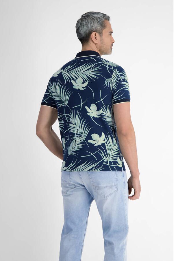 Lerros Poloshirt modieus poloshirt zomers gedessineerd