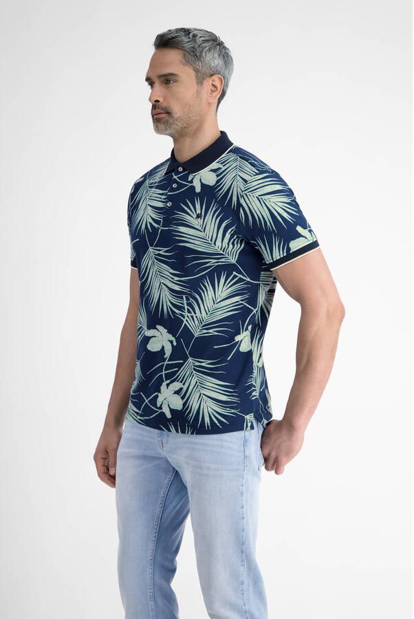 Lerros Poloshirt modieus poloshirt zomers gedessineerd - Foto 2