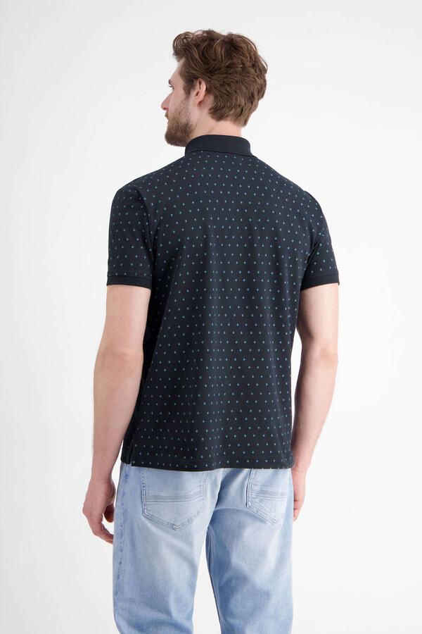 Lerros Poloshirt heren poloshirt met minimalistische print - Foto 2