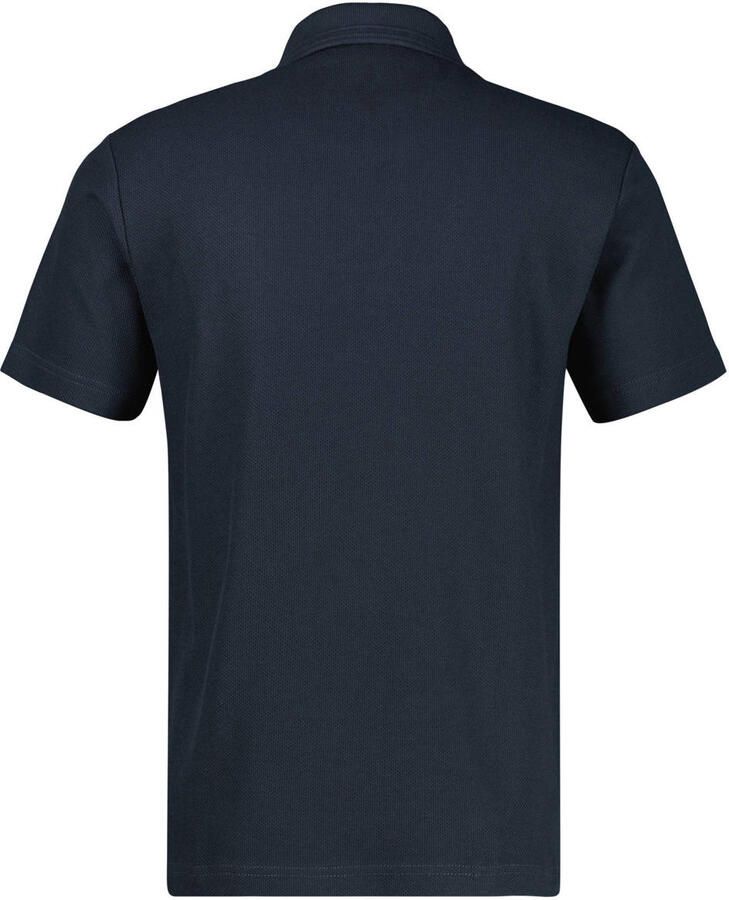 Lerros regular fit poloshirt met labeldetail en knoopsluiting - Foto 2