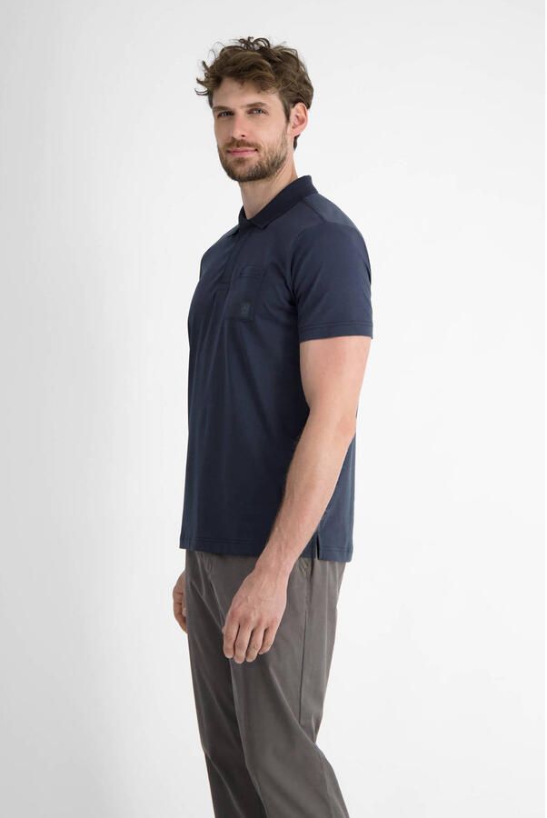 Lerros Regular fit poloshirt met borstzak
