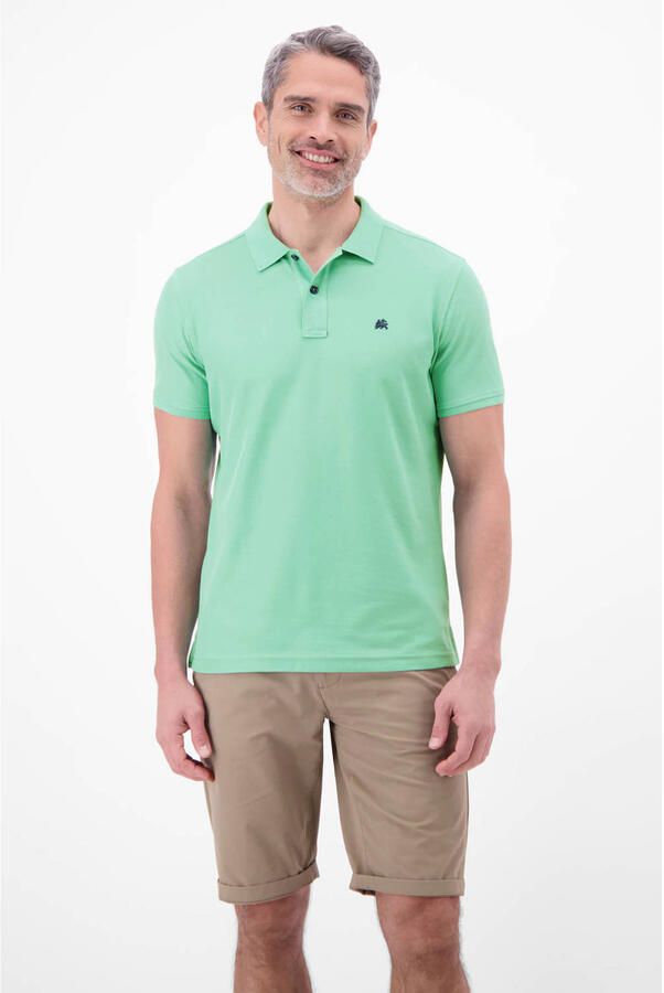 Lerros poloshirt met gestikt logo model 'PERFORMANCE'