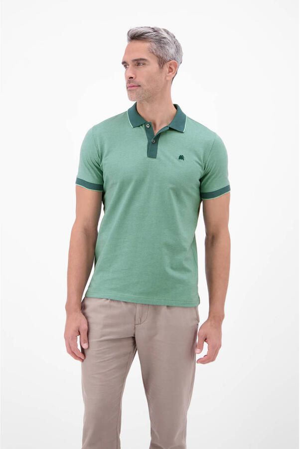 Lerros regular fit poloshirt met gestikt logo