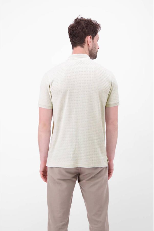 Lerros regular fit poloshirt met korte ritssluiting - Foto 3