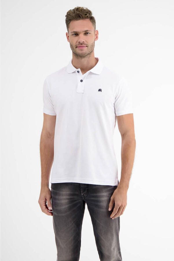 Lerros Regular fit Poloshirt met gestikt logo Model 'Performance'