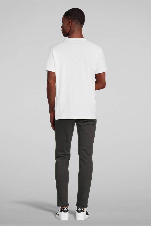 Lerros Slim fit chino met ceintuurlussen. - Foto 3