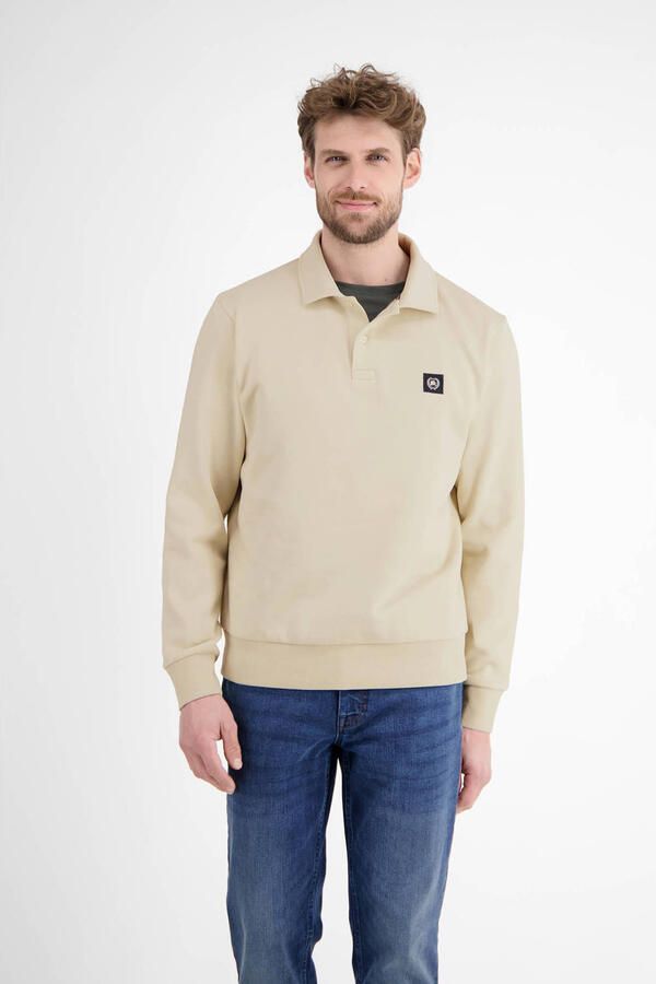 Lerros Sweatshirt met polokraag - Foto 3