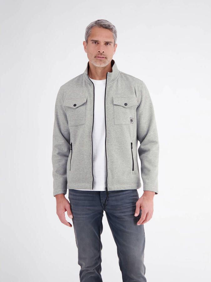 LERROS sweatvest grijs