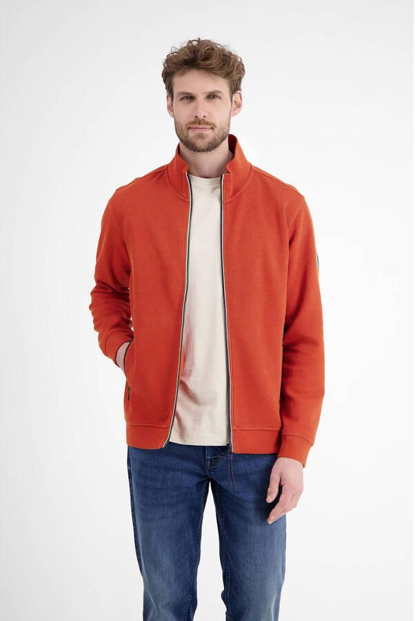 Lerros Sweatvest sweatshirt jack in zachte structuurkwaliteit - Foto 2