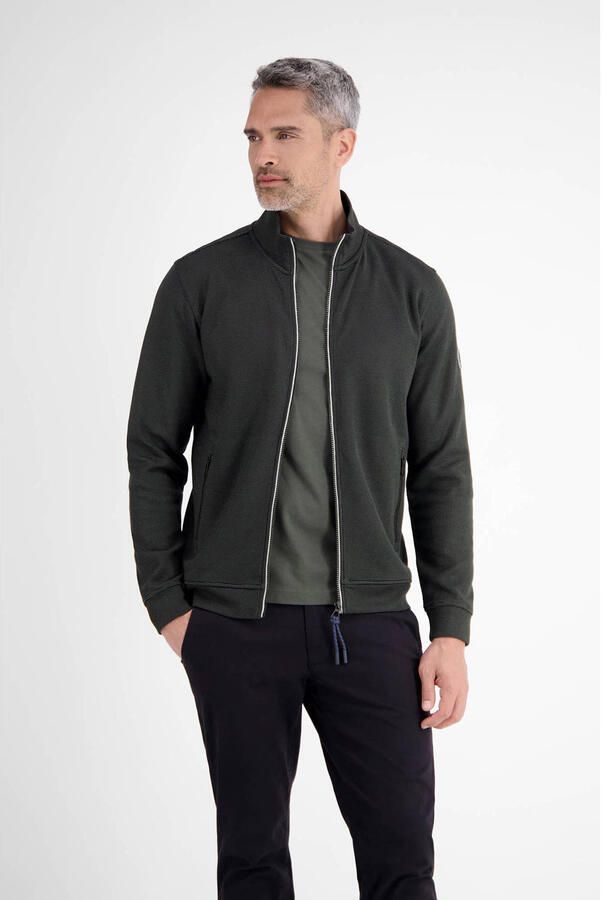 Lerros Sweatvest Sweatjack in de maten 3XL tot 6XL - Foto 2