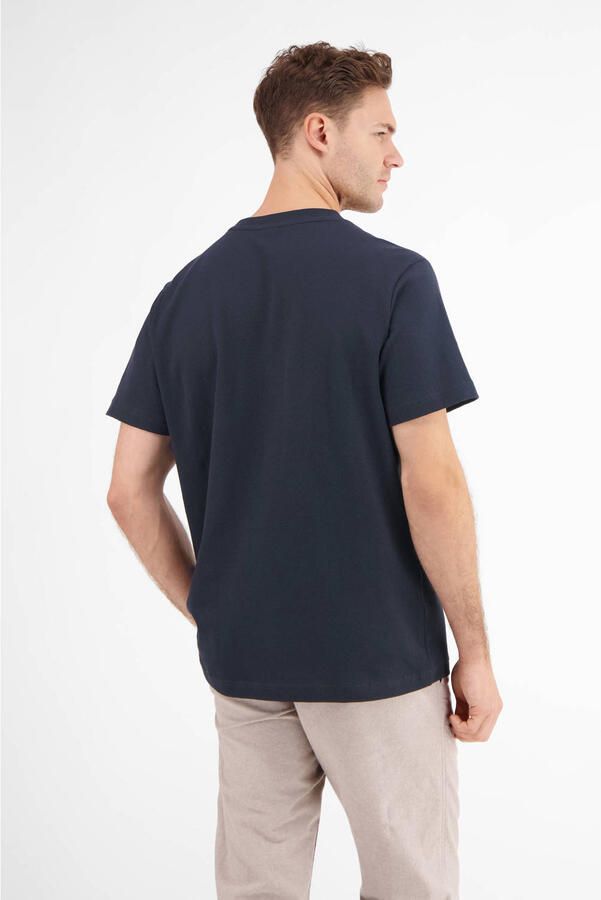 Lerros T-shirt met structuurmotief en ronde hals - Foto 2