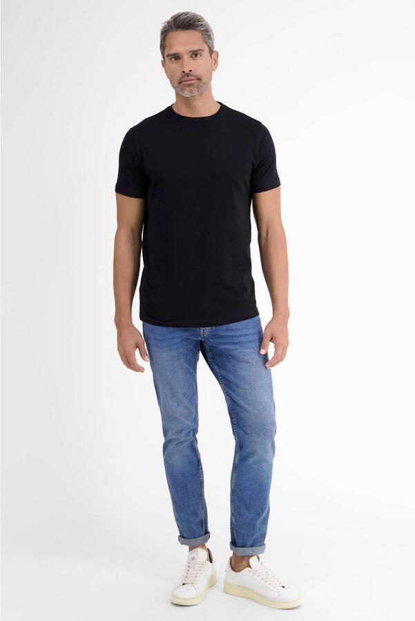 Lerros T-shirt dubbelpack T-shirt ronde hals in premium katoenkwaliteit - Foto 3