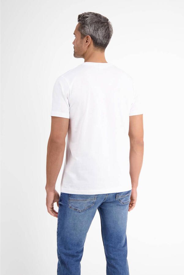 Lerros T-shirt dubbelpack T-shirt ronde hals in premium katoenkwaliteit - Foto 3