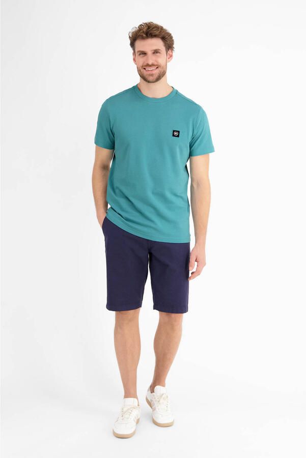 Lerros T-shirt met structuurmotief en ronde hals - Foto 2