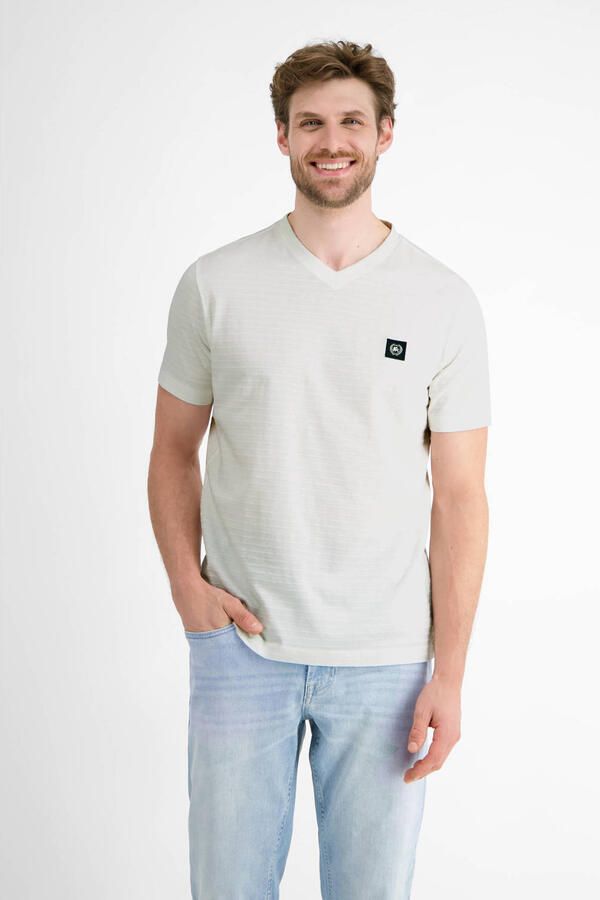 Lerros T-shirt heren T-shirt met V-hals - Foto 3