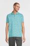 LERROS polo met all over print turquoise - Thumbnail 1