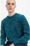 Levi's gemêleerde trui met wol groen blauw - Thumbnail 1