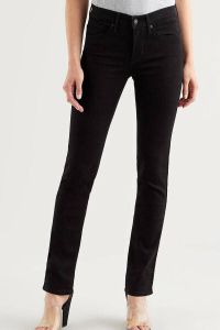 Levi's 312 shaping slim high waist slim fit jeans soft black