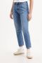 Levi's Blauwe effen dames jeans met ritssluiting en knoopsluiting Blue Dames - Thumbnail 1