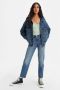 Levi's Premium 501 Stand Off Straight Cut Jeans Blue Dames - Thumbnail 1