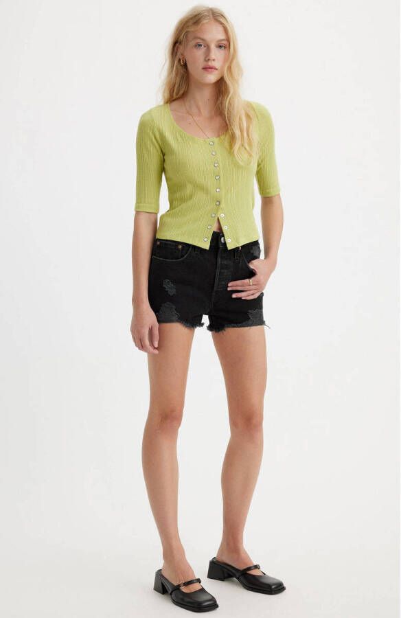 Levi's Korte jeans in used-look model '501 ORIGINAL'