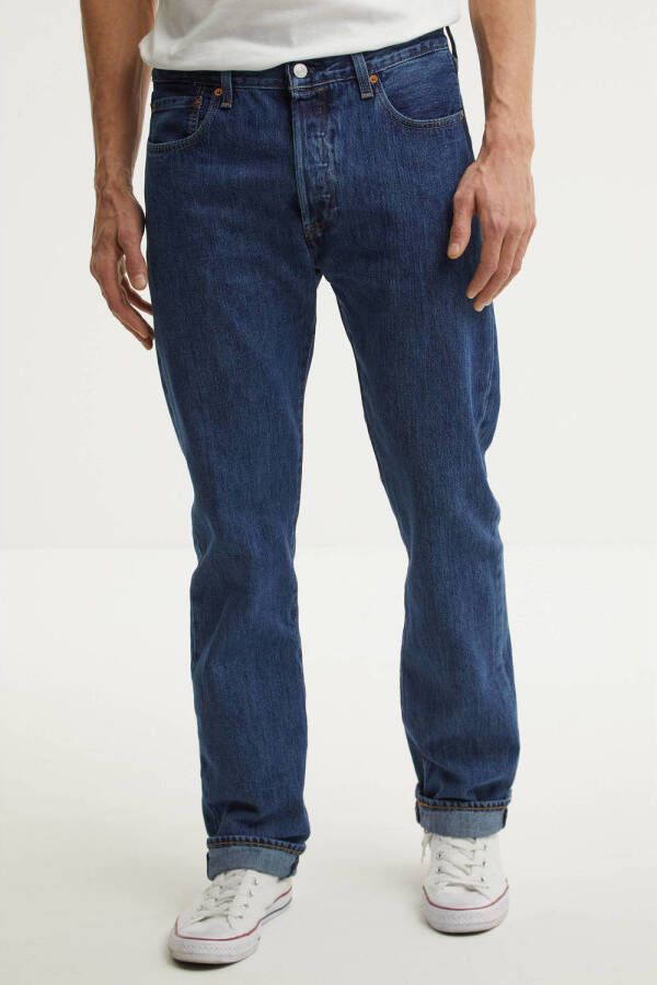 Levi's 501 straight fit jeans stone wash