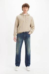 Levi's 514 straight fit jeans dark indigo worn in