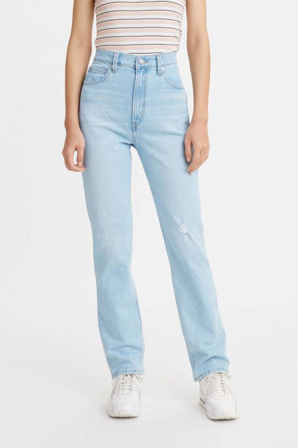 Levi's ® Straight jeans 70S HIGH SLIM STRAIGHT Met verborgen knoopsluiting