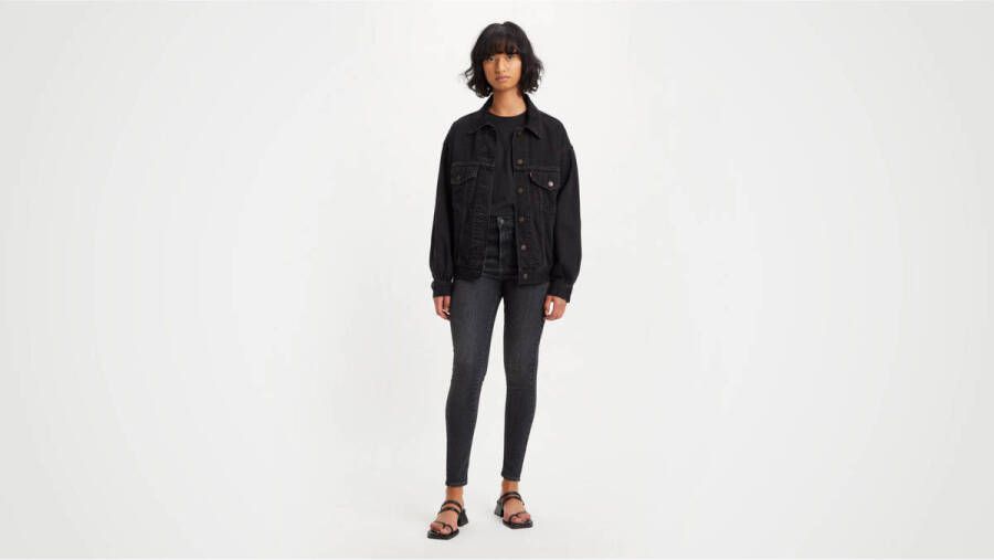 Levi's 720 High Rise Super Skinny Jeans high waist zwart - Foto 2