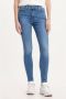 Levi's 720 high waist super skinny jeans medium indigo worn in - Thumbnail 1