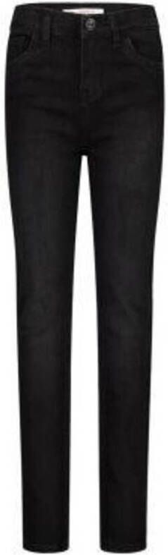 Levis Levi's 720 high rise super skinny jeans black Zwart Meisjes Stretchdenim 140