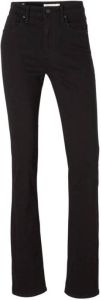 Levi's 724 high rise straight fit jeans black sheep