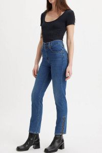 Levi's 724 high waist regular fit jeans medium blue denim
