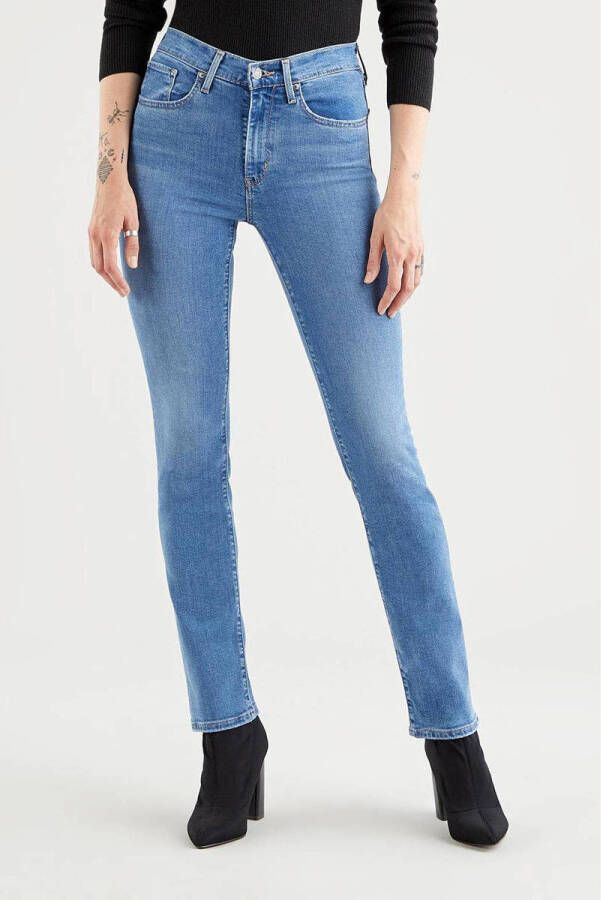 Levi's 724 high waist straight fit jeans rio frost
