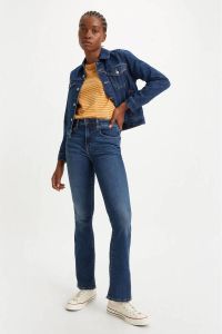 Levi's 725 high waist bootcut jeans dark blue denim