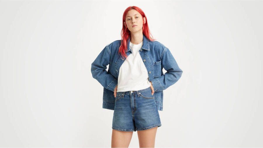Levi's Vintage-geïnspireerde Denim Shorts Blue Dames