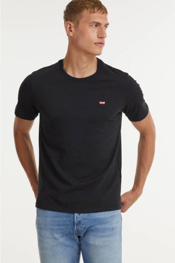 Levi's basic T-shirt original housemark zwart