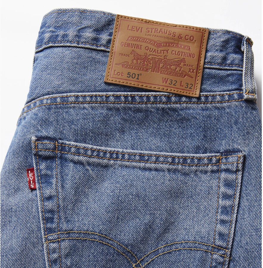 Levi's Regular fit jeans in 5-pocketmodel model '501 CHEMICALS' - Foto 5
