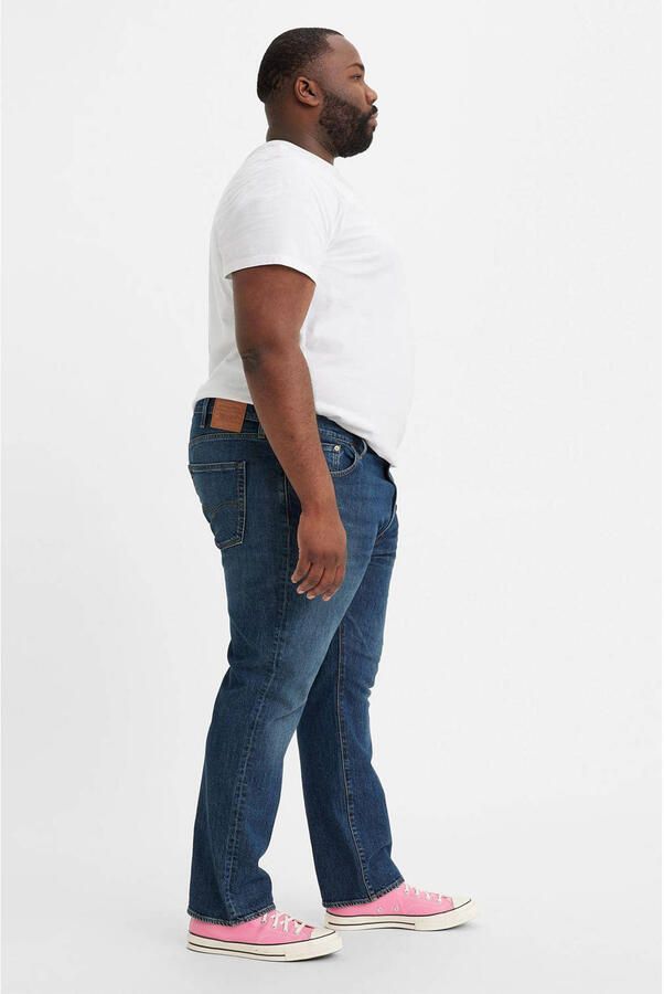 Levi's Big and Tall slim fit jeans 511 Plus Size med indigo worn in - Foto 3