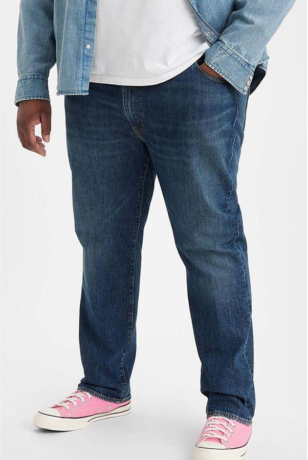 Levi's Big and Tall slim fit jeans 511 Plus Size med indigo worn in - Foto 2
