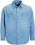 Levi's Big and Tall regular fit denim overhemd Plus Size light indigo - Thumbnail 1
