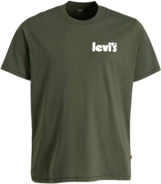 Levi's Plus Levi's Plus Shirt met ronde hals BIG SS RELAXED FIT TEE met logoprint